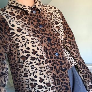 Leopard Fleece Shacket